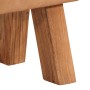Turnbank aus echtem Leder und braunem Canvas 160 cm von , Ess- und Küchenbänke - Ref: Foro24-356385, Preis: 196,18 €, Rabatt: %
