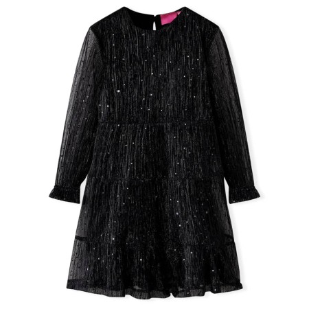 Schwarzes Langarm-Kinderkleid 92 von , Kinderkleider - Ref: Foro24-14882, Preis: 16,08 €, Rabatt: %