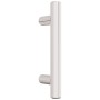 Tiradores para armarios 10 uds acero inoxidable plateado 64 mm de , Pomos y picaportes de armarios - Ref: Foro24-155348, Prec...