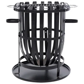 RedFire Garden Fire Pit Dallas Black Steel by RedFire, Chimneys - Ref: Foro24-423888, Price: 88,14 €, Discount: %
