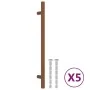 Cabinet handles 5 pcs bronze stainless steel 192 mm by , Cabinet knobs and handles - Ref: Foro24-155376, Price: 23,39 €, Disc...