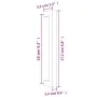Schrankgriffe 10 Stück silberfarbener Edelstahl 160 mm von , Schrankknöpfe und Griffe - Ref: Foro24-155383, Preis: 26,37 €, R...