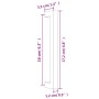 Schrankgriffe 10 Stück silberfarbener Edelstahl 160 mm von , Schrankknöpfe und Griffe - Ref: Foro24-155383, Preis: 25,79 €, R...