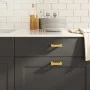 Schrankgriffe 10 Stück goldfarbener Edelstahl 64 mm von , Schrankknöpfe und Griffe - Ref: Foro24-155388, Preis: 20,44 €, Raba...