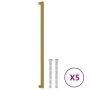 Schrankgriffe 5 Stück goldfarbener Edelstahl 480 mm von , Schrankknöpfe und Griffe - Ref: Foro24-155395, Preis: 27,52 €, Raba...
