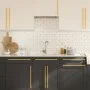 Schrankgriffe 5 Stück goldfarbener Edelstahl 480 mm von , Schrankknöpfe und Griffe - Ref: Foro24-155395, Preis: 27,52 €, Raba...