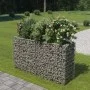 Arriate de gaviones de acero 180x50x100 cm de vidaXL, Maceteros y jardineras - Ref: Foro24-143558, Precio: 118,16 €, Descuent...
