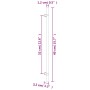 Schrankgriffe 5 Stück silberfarbener Edelstahl 320 mm von , Schrankknöpfe und Griffe - Ref: Foro24-155418, Preis: 17,10 €, Ra...