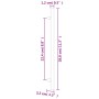 Tiradores para armarios 5 uds acero inoxidable negro 224 mm de , Pomos y picaportes de armarios - Ref: Foro24-155369, Precio:...