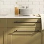 Cabinet handles 5 pcs black stainless steel 320 mm by , Cabinet knobs and handles - Ref: Foro24-155426, Price: 16,29 €, Disco...
