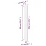Tiradores para armarios 20 uds acero inoxidable bronce 320 mm de , Pomos y picaportes de armarios - Ref: Foro24-3203665, Prec...