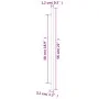 Schrankgriffe 20 Stück silberfarbener Edelstahl 480 mm von , Schrankknöpfe und Griffe - Ref: Foro24-3203594, Preis: 42,56 €, ...