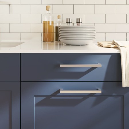 Cabinet handles 10 pcs silver stainless steel 192 mm by , Cabinet knobs and handles - Ref: Foro24-3203667, Price: 36,98 €, Di...
