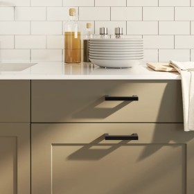 Schrankgriffe 20 Stück schwarzer Edelstahl 96 mm von , Schrankknöpfe und Griffe - Ref: Foro24-3203652, Preis: 33,03 €, Rabatt: %