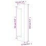 Tiradores para armarios 20 uds acero inoxidable negro 96 mm de , Pomos y picaportes de armarios - Ref: Foro24-3203652, Precio...