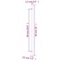 Schrankgriffe 20 Stück silberfarbener Edelstahl 480 mm von , Schrankknöpfe und Griffe - Ref: Foro24-3203690, Preis: 55,02 €, ...