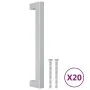 Cabinet handles 20 pcs silver stainless steel 160 mm by , Cabinet knobs and handles - Ref: Foro24-3203638, Price: 45,57 €, Di...