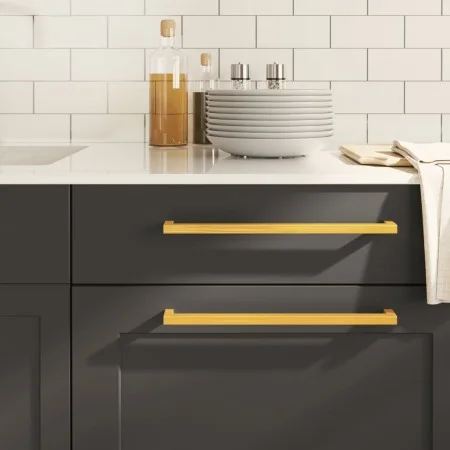 Cabinet handles 10 pcs gold stainless steel 320 mm by , Cabinet knobs and handles - Ref: Foro24-3203673, Price: 35,89 €, Disc...