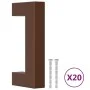 Cabinet handles 20 pcs bronze stainless steel 64 mm by , Cabinet knobs and handles - Ref: Foro24-3203659, Price: 27,83 €, Dis...