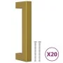 Cabinet handles 20 pcs gold stainless steel 96 mm by , Cabinet knobs and handles - Ref: Foro24-3203644, Price: 35,61 €, Disco...