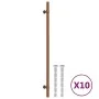 Tiradores para armarios 10 uds acero inoxidable bronce 320 mm de , Pomos y picaportes de armarios - Ref: Foro24-3203717, Prec...