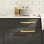 Schrankgriffe 10 Stück goldfarbener Edelstahl 192 mm von , Schrankknöpfe und Griffe - Ref: Foro24-3203671, Preis: 26,69 €, Ra...