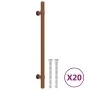 Cabinet handles 20 pcs bronze stainless steel 192 mm by , Cabinet knobs and handles - Ref: Foro24-3203703, Price: 51,90 €, Di...