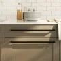 Cabinet handles 10 pcs black stainless steel 480 mm by , Cabinet knobs and handles - Ref: Foro24-3203678, Price: 66,38 €, Dis...