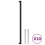 Schrankgriffe 10 Stück schwarzer Edelstahl 480 mm von , Schrankknöpfe und Griffe - Ref: Foro24-3203678, Preis: 66,38 €, Rabat...