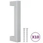 Cabinet handles 10 pcs silver stainless steel 96 mm by , Cabinet knobs and handles - Ref: Foro24-155381, Price: 20,13 €, Disc...