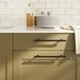 Cabinet handles 5 pcs black stainless steel 192 mm by , Cabinet knobs and handles - Ref: Foro24-155424, Price: 15,61 €, Disco...