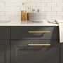Griffe für 10 Stück goldene Edelstahlschränke 160 mm von , Schrankknöpfe und Griffe - Ref: Foro24-155359, Preis: 21,07 €, Rab...