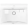 Silver ceramic sink with overflow 60x46x16 cm by vidaXL, Sinks - Ref: Foro24-143502, Price: 75,52 €, Discount: %