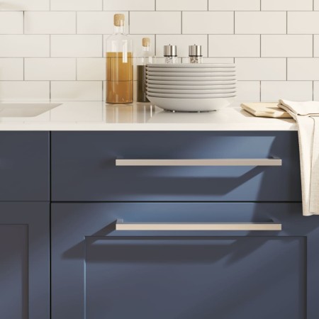 Griffe für 5 Stück Edelstahl silberne Schränke 320 mm von , Schrankknöpfe und Griffe - Ref: Foro24-155386, Preis: 19,46 €, Ra...
