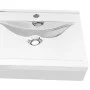 Silver ceramic sink with overflow 60x46x16 cm by vidaXL, Sinks - Ref: Foro24-143502, Price: 75,52 €, Discount: %