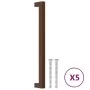 Tiradores para armarios 5 uds acero inoxidable bronce 224 mm de , Pomos y picaportes de armarios - Ref: Foro24-155409, Precio...