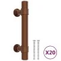 Cabinet handles 10 units stainless steel bronze 64 mm by , Cabinet knobs and handles - Ref: Foro24-155428, Price: 20,51 €, Di...