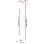 Tiradores para armarios 10 uds acero inoxidable negro 160 mm de , Pomos y picaportes de armarios - Ref: Foro24-155367, Precio...