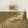 Cabinet handles 10 units stainless steel black 96 mm by , Cabinet knobs and handles - Ref: Foro24-155421, Price: 22,53 €, Dis...