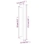 Tiradores para armarios 10 uds acero inoxidable negro 160 mm de , Pomos y picaportes de armarios - Ref: Foro24-155399, Precio...