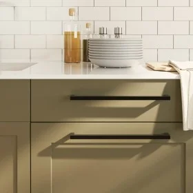 Cabinet handles 5 pcs stainless steel black 320 mm by , Cabinet knobs and handles - Ref: Foro24-155402, Price: 22,31 €, Disco...