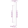 Cabinet handles 20 units stainless steel bronze 192 mm by , Cabinet knobs and handles - Ref: Foro24-3203615, Price: 55,39 €, ...