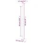 Griffe für 10 Stück Edelstahl silberne Schränke 480 mm von , Schrankknöpfe und Griffe - Ref: Foro24-3203622, Preis: 30,96 €, ...