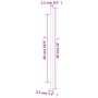 Griffe für 10 Stück Edelstahl silberne Schränke 480 mm von , Schrankknöpfe und Griffe - Ref: Foro24-3203622, Preis: 31,88 €, ...