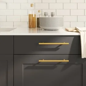 Griffe für 20 Stück Edelstahl Gold Schränke 160 mm von , Schrankknöpfe und Griffe - Ref: Foro24-3203598, Preis: 32,98 €, Raba...