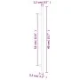 Schrankgriffe 20 Stk. Silber Edelstahl 320 mm von , Schrankknöpfe und Griffe - Ref: Foro24-3203593, Preis: 30,47 €, Rabatt: %