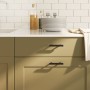 Cabinet handles 20 pcs stainless steel black 64 mm by , Cabinet knobs and handles - Ref: Foro24-3203603, Price: 20,85 €, Disc...