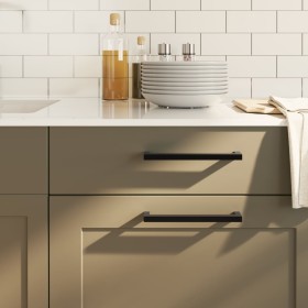 Cabinet handles 20 pcs black stainless steel 192 mm by , Cabinet knobs and handles - Ref: Foro24-3203655, Price: 48,55 €, Dis...
