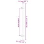 Tiradores para armarios 10 uds acero inoxidable negro 224 mm de , Pomos y picaportes de armarios - Ref: Foro24-3203712, Preci...