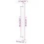 Tiradores para armarios 20 uds acero inoxidable bronce 480 mm de , Pomos y picaportes de armarios - Ref: Foro24-3203706, Prec...
